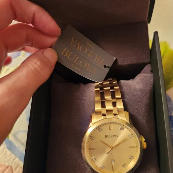 BRAND NEW Men's Bulova Classic Sutton Watch w/Diamond accents!! - Picture 6 of 12